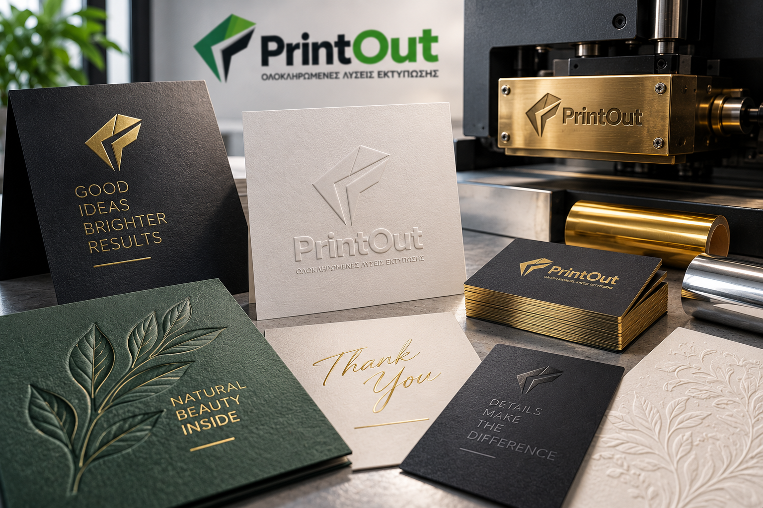 Embossing – Θερμοτυπία – Χρυσοτυπία